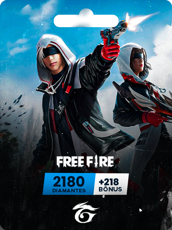 2180 DIAMANTES + 218 BÔNUS